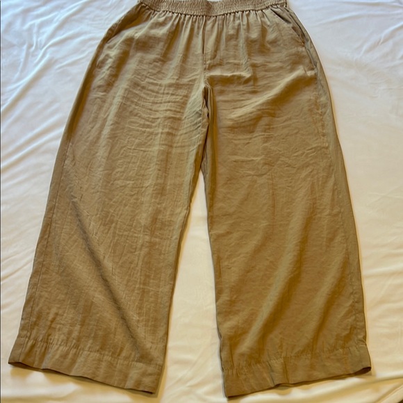 Madewell Pants - Madewell Tan Elastic-Waist Pants
